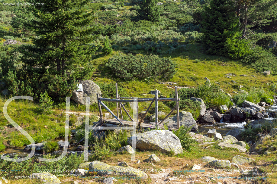 Landscape of Begovitsa River Valley, Pirin Mountain, Bulgaria