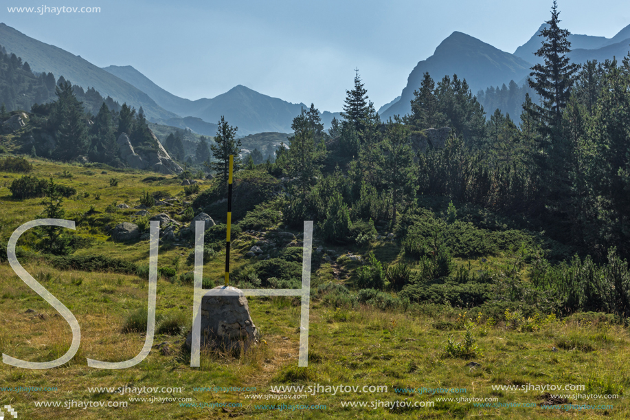 Landscape of Begovitsa River Valley, Pirin Mountain, Bulgaria