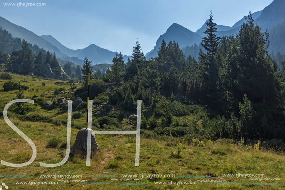 Landscape of Begovitsa River Valley, Pirin Mountain, Bulgaria