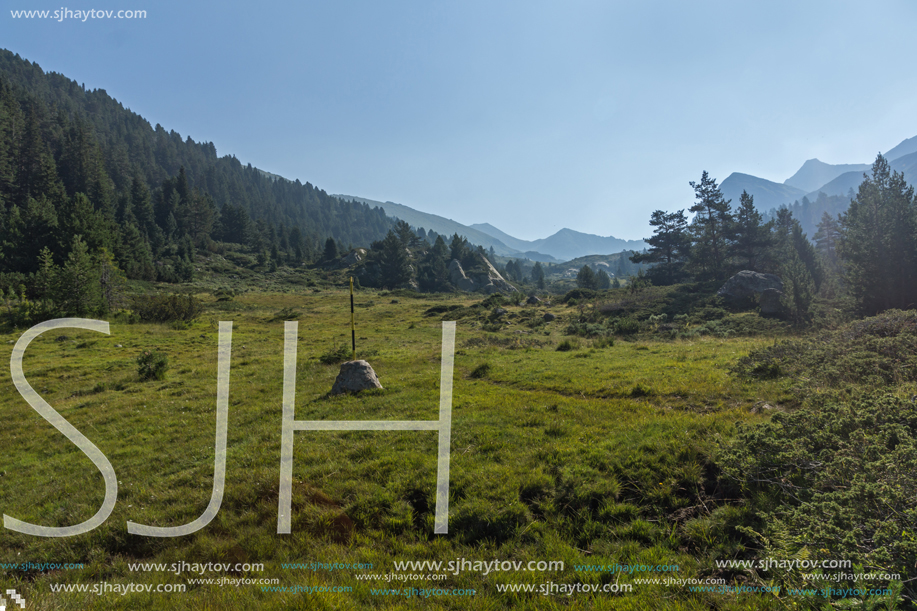 Landscape of Begovitsa River Valley, Pirin Mountain, Bulgaria