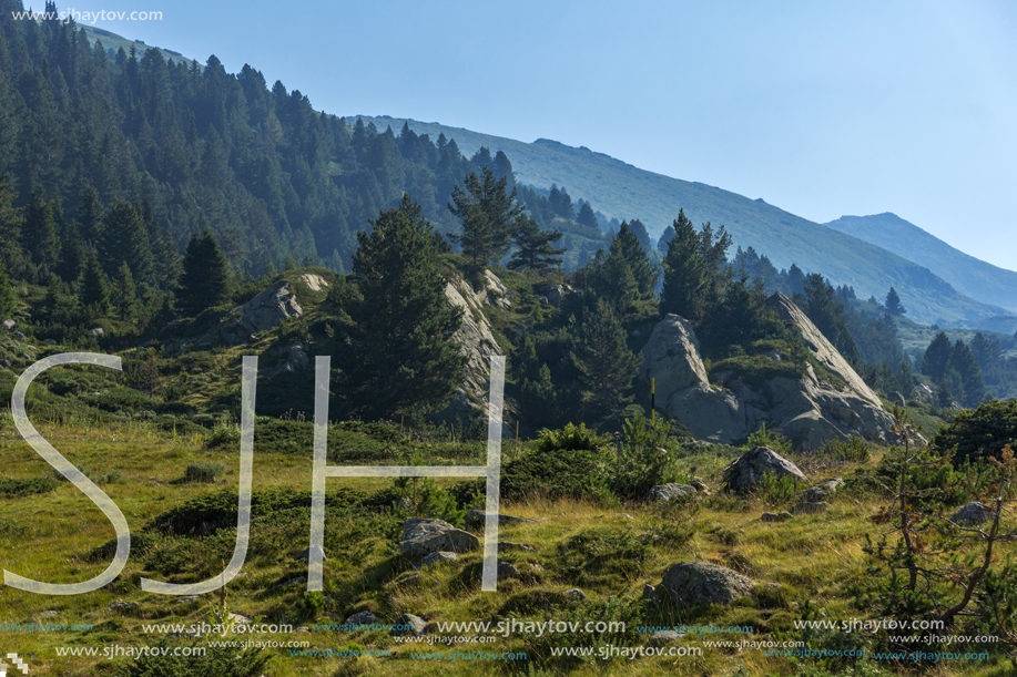 Landscape of Begovitsa River Valley, Pirin Mountain, Bulgaria