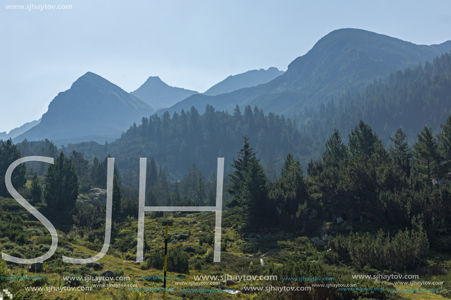 Landscape of Begovitsa River Valley, Pirin Mountain, Bulgaria