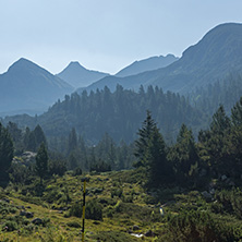 Landscape of Begovitsa River Valley, Pirin Mountain, Bulgaria