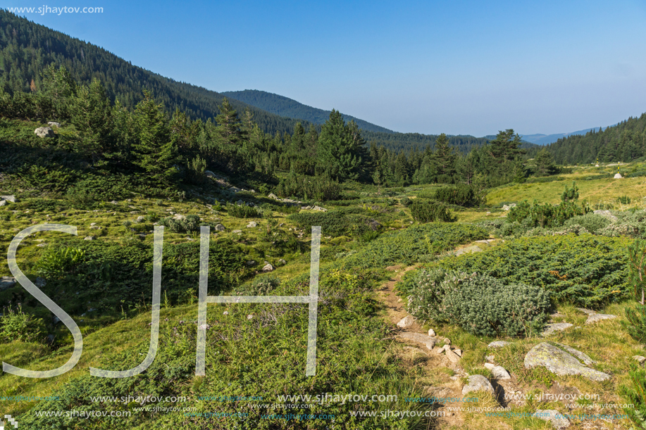 Landscape of Begovitsa River Valley, Pirin Mountain, Bulgaria