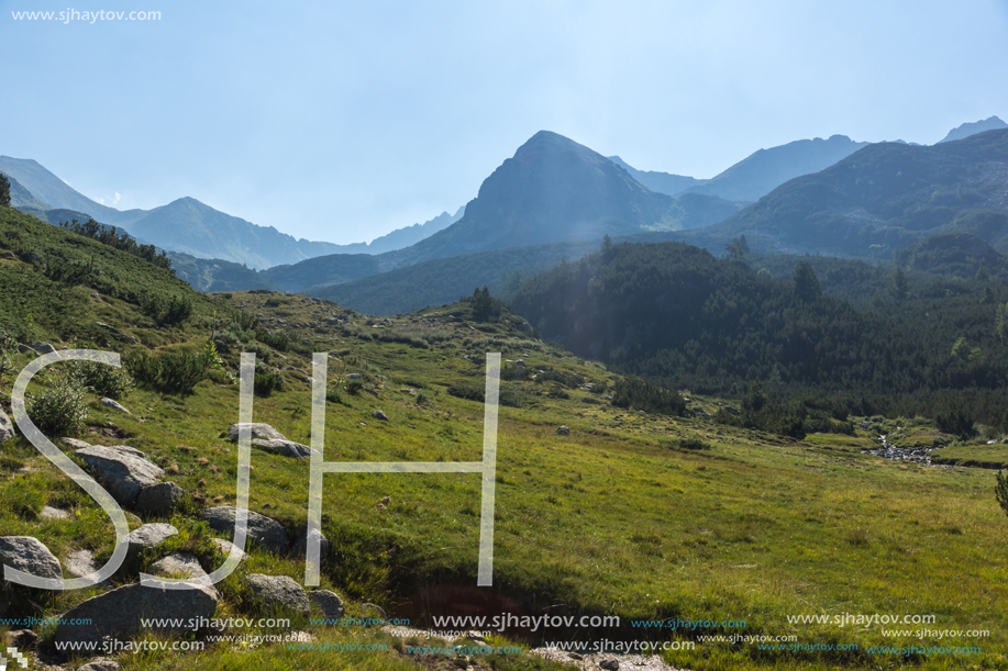 Landscape of Begovitsa River Valley, Pirin Mountain, Bulgaria