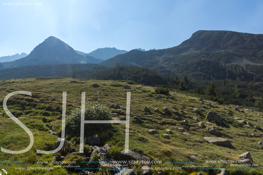 Landscape of Begovitsa River Valley, Pirin Mountain, Bulgaria