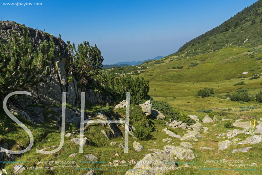 Landscape of Begovitsa River Valley, Pirin Mountain, Bulgaria