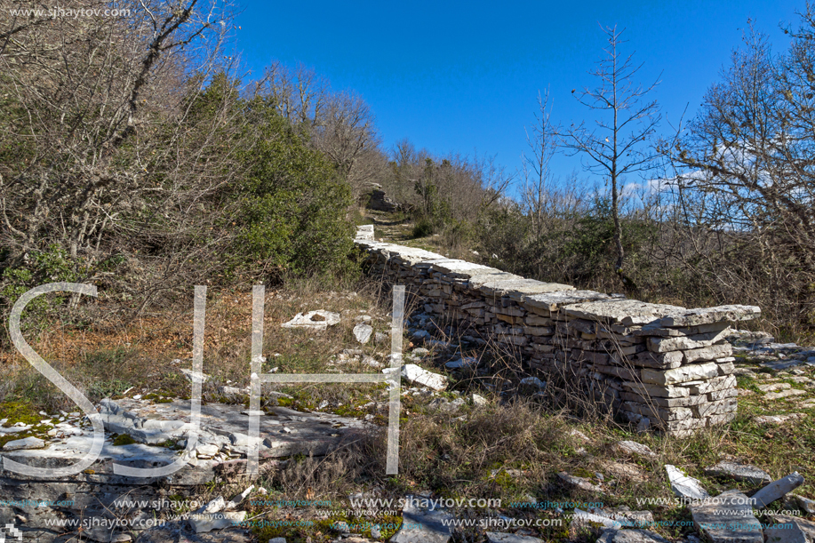 Amazing landscape of Vikos gorge and Pindus Mountains, Zagori, Epirus, Greece