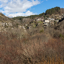 Panoramic view of village Kipoi, Zagori, Epirus, Greece