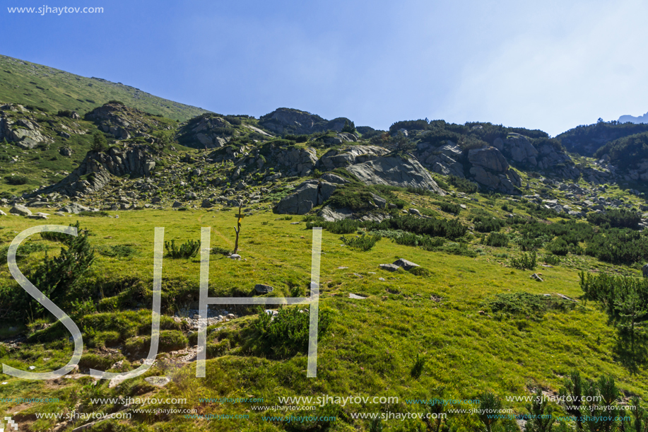 Landscape of Begovitsa River Valley, Pirin Mountain, Bulgaria