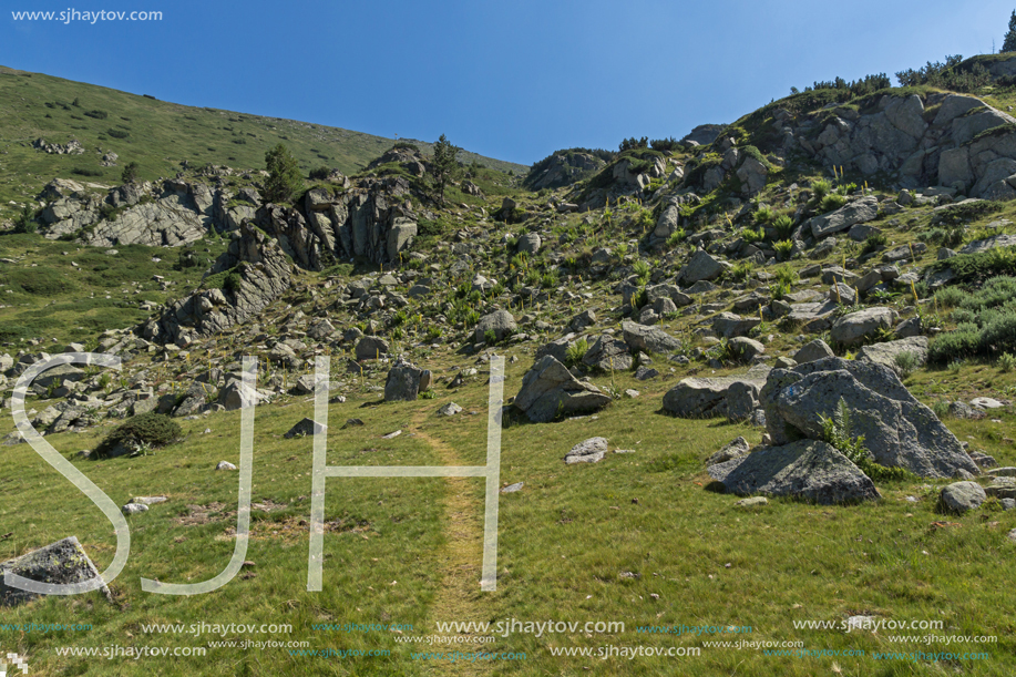 Landscape of Begovitsa River Valley, Pirin Mountain, Bulgaria