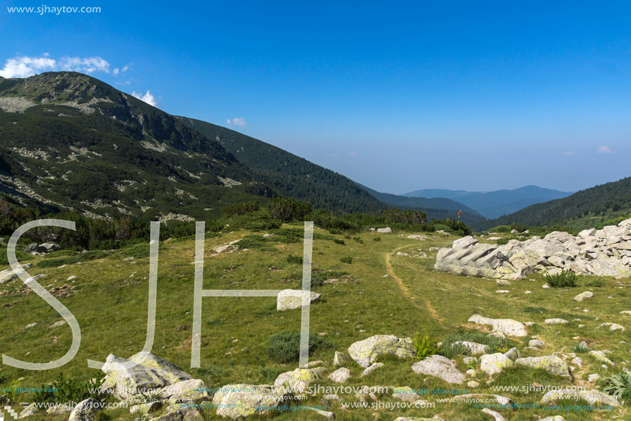 Landscape of Begovitsa River Valley, Pirin Mountain, Bulgaria