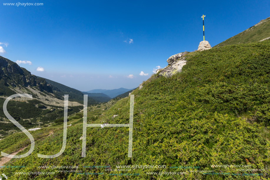 Landscape of Begovitsa River Valley, Pirin Mountain, Bulgaria