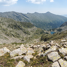 Stone hills under Kamenitsa peak, Pirin Mountain, Bulgaria