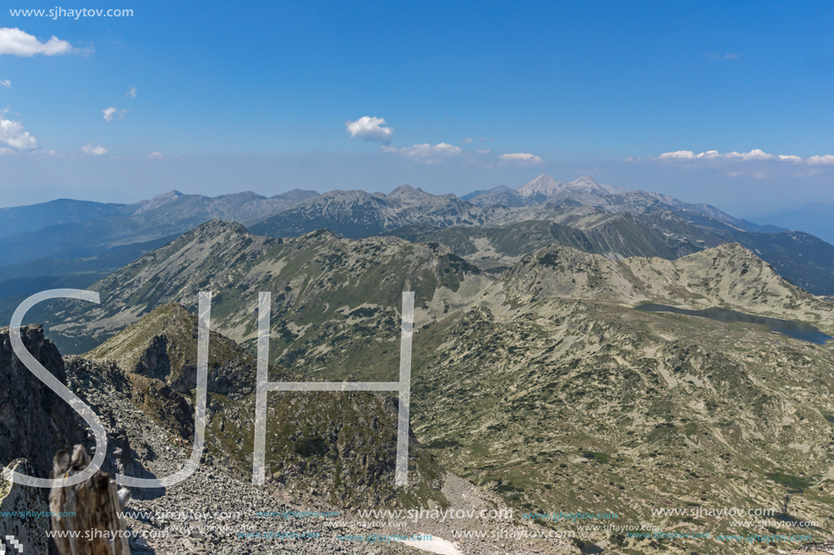 Amazing Landscape from Kamenitsa peak, Pirin Mountain, Bulgaria