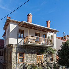 METSOVO, EPIRUS, GREECE - OCTOBER 19, 2013: Autumn view of village of Metsovo near city of Ioannina, Epirus Region, Greece