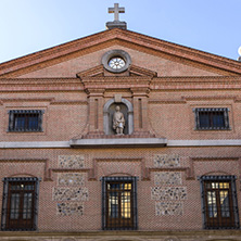 MADRID, SPAIN - JANUARY 22, 2018:  Amazing view of Church of San Gines in City of Madrid, Spain