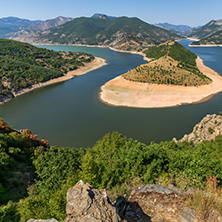 Amazing Landscape of Arda River meander and Kardzhali Reservoir, Bulgaria