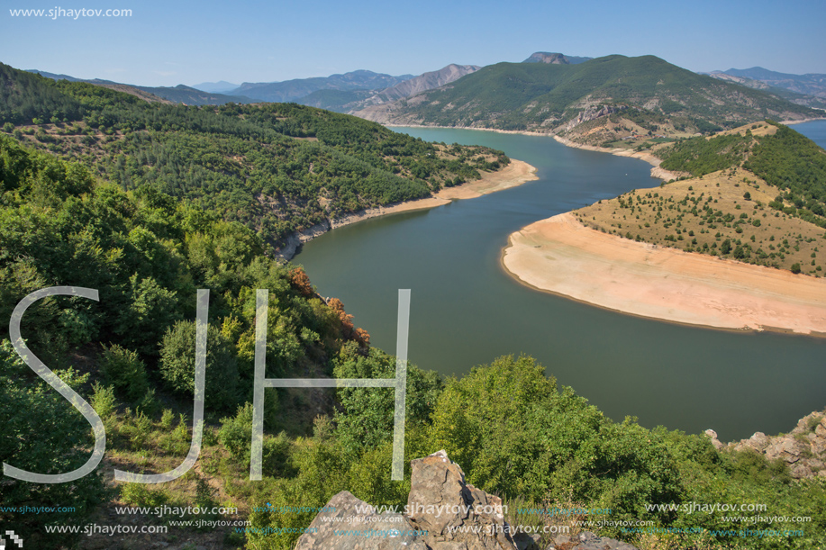 Amazing Landscape of Arda River meander and Kardzhali Reservoir, Bulgaria