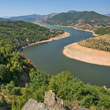 Amazing Landscape of Arda River meander and Kardzhali Reservoir, Bulgaria