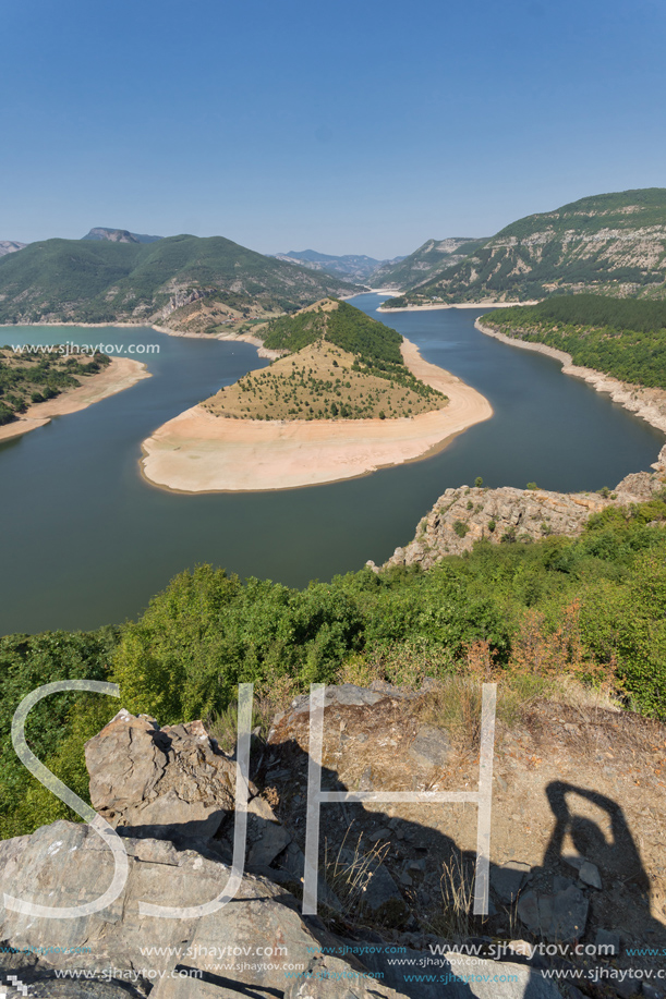 Amazing Landscape of Arda River meander and Kardzhali Reservoir, Bulgaria