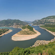 Amazing Landscape of Arda River meander and Kardzhali Reservoir, Bulgaria