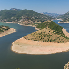 Amazing Landscape of Arda River meander and Kardzhali Reservoir, Bulgaria