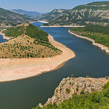 Amazing Landscape of Arda River meander and Kardzhali Reservoir, Bulgaria