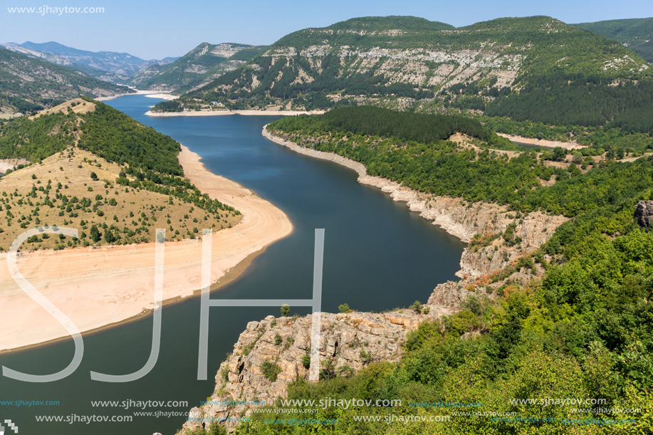 Amazing Landscape of Arda River meander and Kardzhali Reservoir, Bulgaria