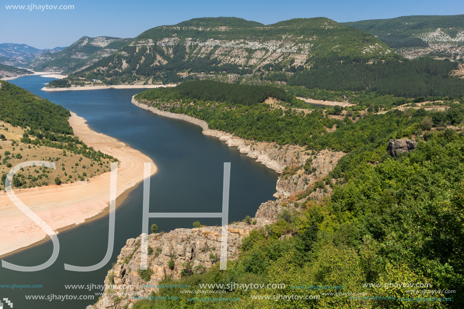 Amazing Landscape of Arda River meander and Kardzhali Reservoir, Bulgaria