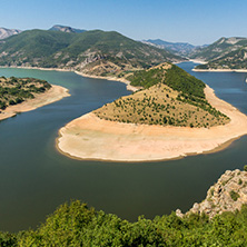 Amazing Landscape of Arda River meander and Kardzhali Reservoir, Bulgaria