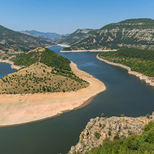 Amazing Landscape of Arda River meander and Kardzhali Reservoir, Bulgaria