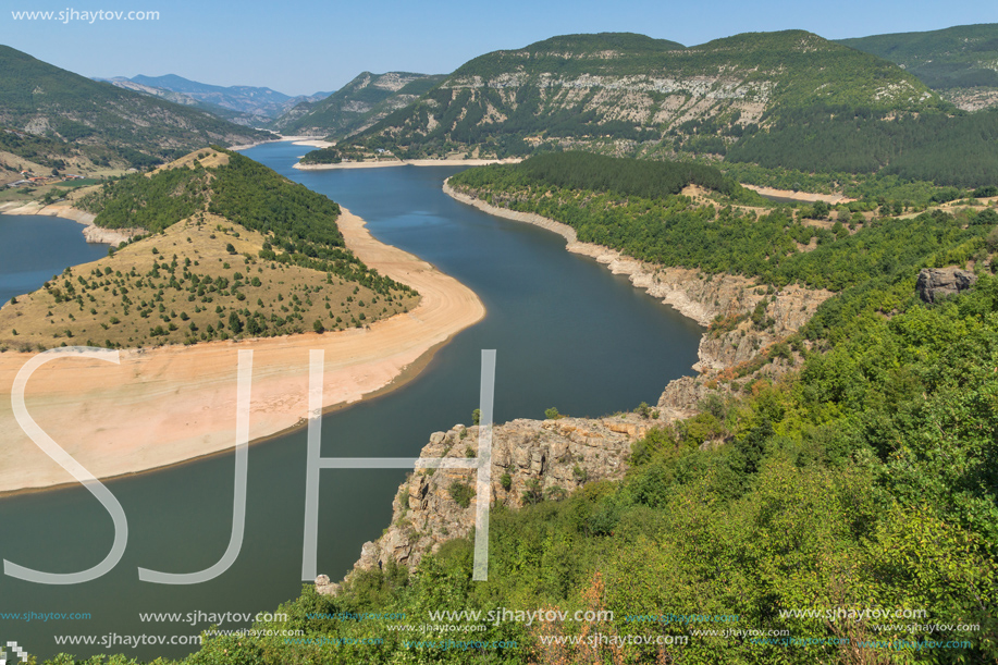 Amazing Landscape of Arda River meander and Kardzhali Reservoir, Bulgaria