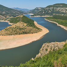 Amazing Landscape of Arda River meander and Kardzhali Reservoir, Bulgaria