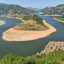 Amazing Landscape of Arda River meander and Kardzhali Reservoir, Bulgaria