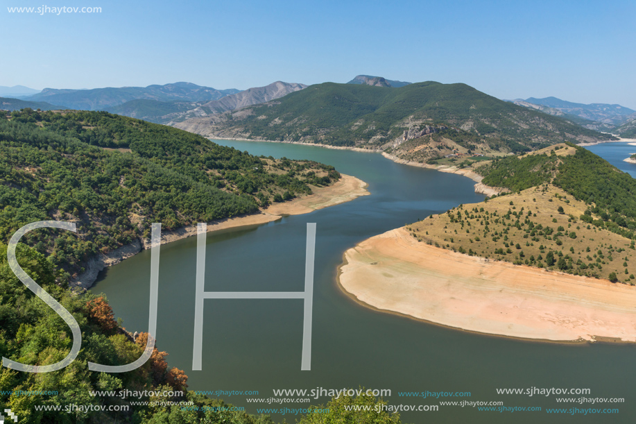 Amazing Landscape of Arda River meander and Kardzhali Reservoir, Bulgaria