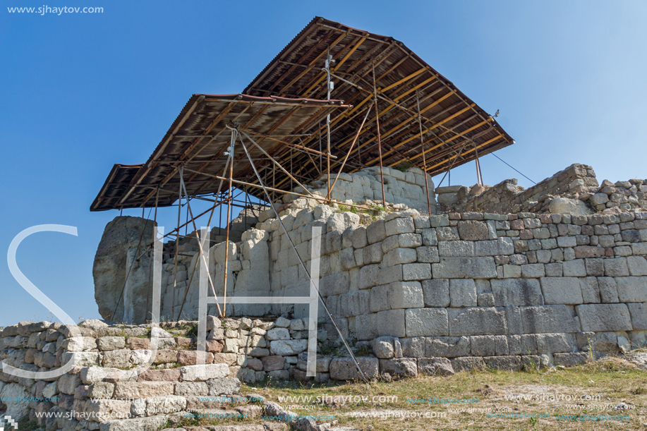 Ruins of Antique Thracian sanctuary Tatul, Kardzhali Region, Bulgaria