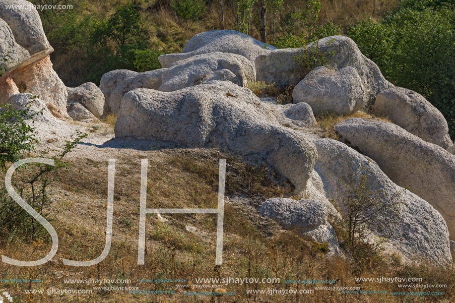 Rock phenomenon Stone Wedding near town of Kardzhali, Bulgaria