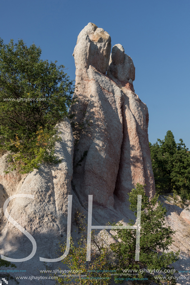 Rock phenomenon Stone Wedding near town of Kardzhali, Bulgaria