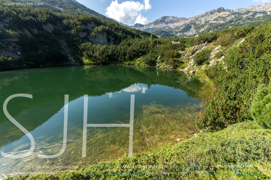 Amazing Landscape with The eye lake, Pirin Mountain, Bulgaria
