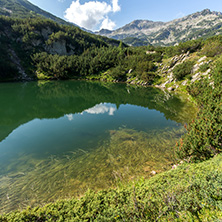 Amazing Landscape with The eye lake, Pirin Mountain, Bulgaria