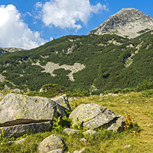 Amazing Landscape with  Hvoynati Peaks, Pirin Mountain, Bulgaria