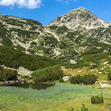 Amazing Landscape with Mountain River and Hvoynati Peaks, Pirin Mountain, Bulgaria