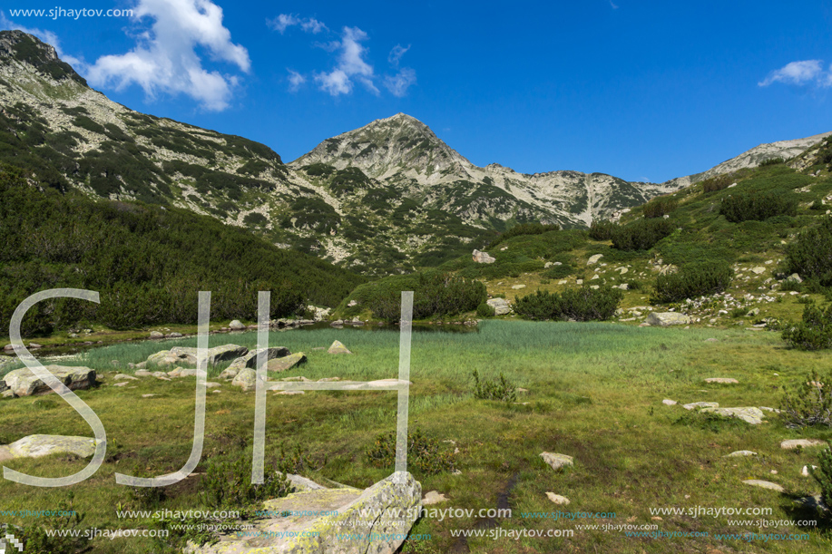 Amazing Landscape with Mountain River and Hvoynati Peaks, Pirin Mountain, Bulgaria