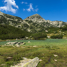 Amazing Landscape with Mountain River and Hvoynati Peaks, Pirin Mountain, Bulgaria