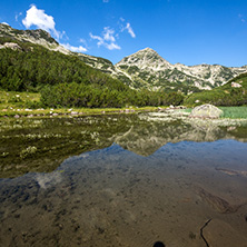 Amazing Landscape with Mountain River and Hvoynati Peaks, Pirin Mountain, Bulgaria