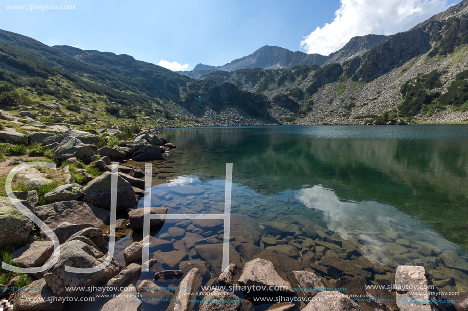 Amazing Landscape with Fish Banderitsa Lake, Pirin Mountain, Bulgaria