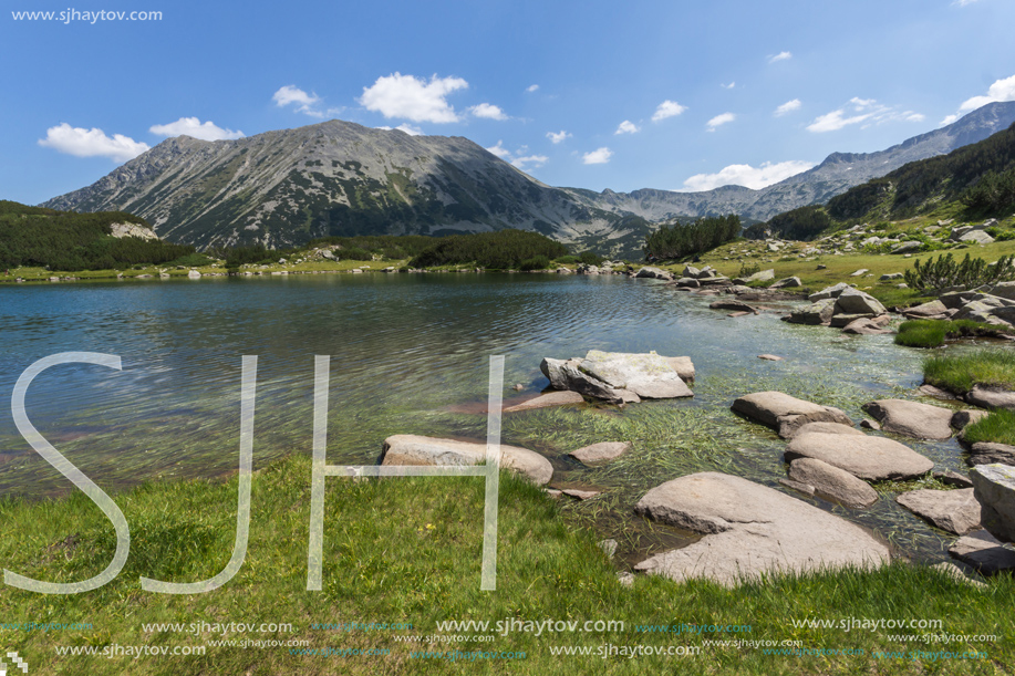 Amazing Landscape with Muratovo Lake and Todorka peak, Pirin Mountain, Bulgaria