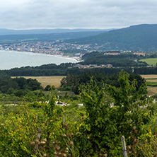 OBZOR, BULGARIA - JULY 28, 2014: Panoramic view of resort of Obzor, Burgas region, Bulgaria