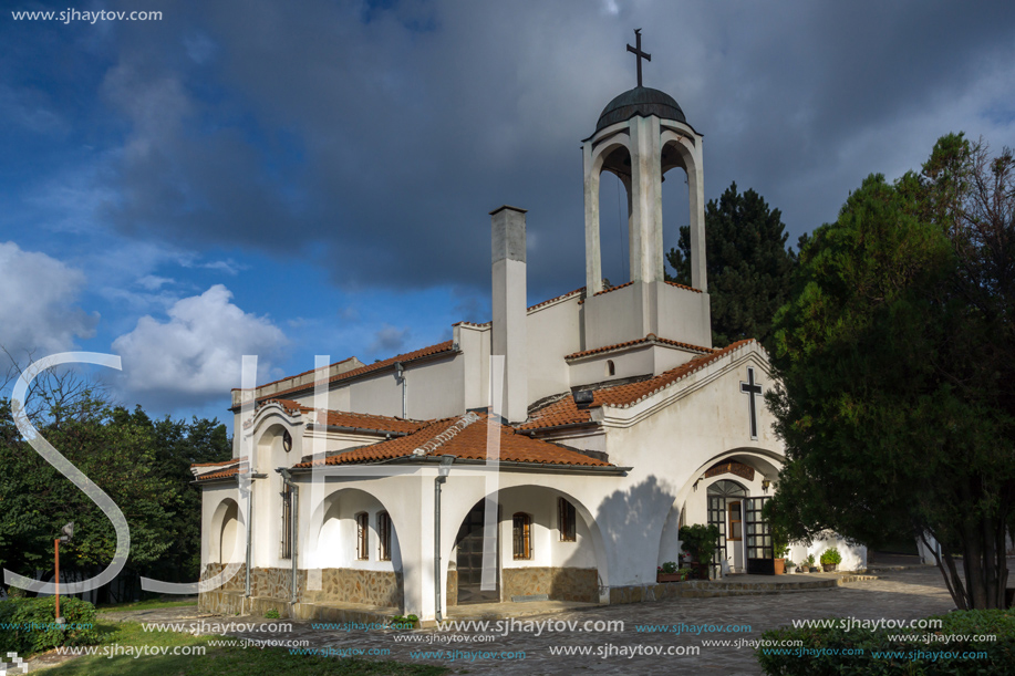 OBZOR, BULGARIA - JULY 29, 2014: Orthodox Church of St. John the Forerunner in resort of Obzor, Burgas region, Bulgaria